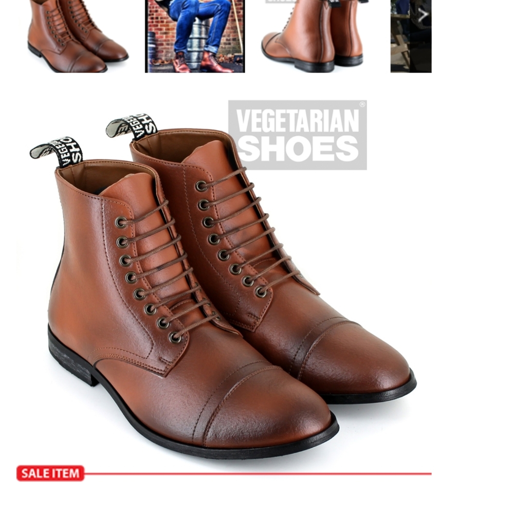 For Mutual Aid NIB AUBREY BOOTS BY VEGETARIAN SHOES